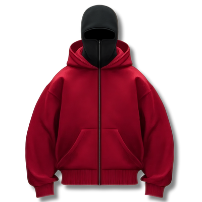 Ski Mask Zip Hoodie | Unisex